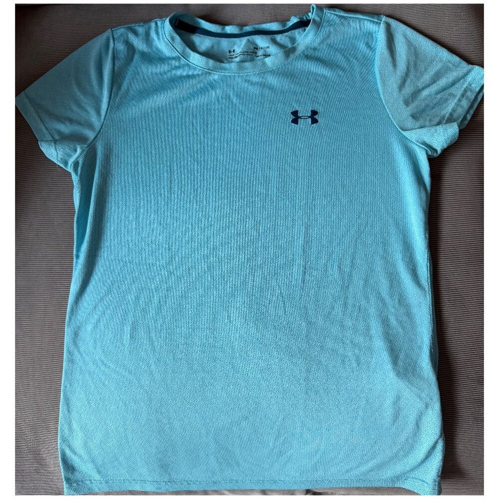 Under Armour HeatGear Shirt – Light Blue, Size S